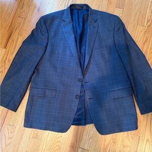 Lauren Ralph Lauren Navy Checkered Blazer